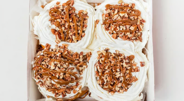 4 Pack Nutty Caramel Roll